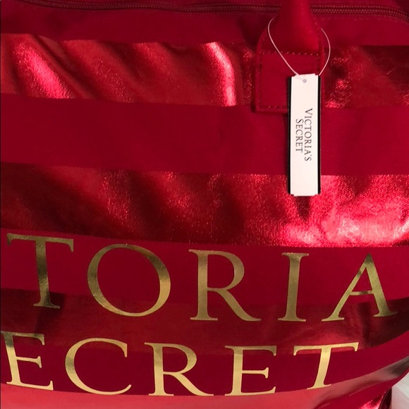 Victoria’s Secret Tote Weekender Travel Bag Carry - Picture 6 of 6